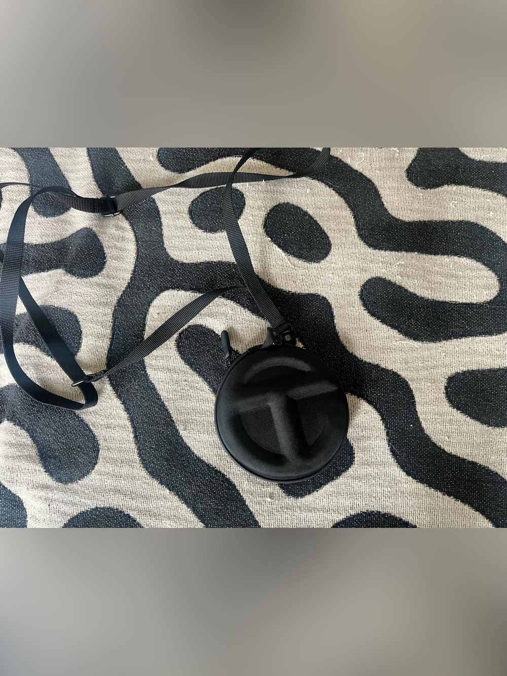 Telfar Black Circle Pouch